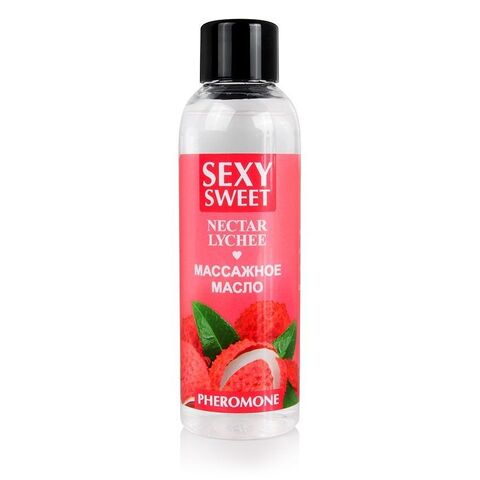 Массажное масло Sexy Sweet Nectar Lychee с феромонами и ароматом личи - 75 мл. - Биоритм Серия Sexy Sweet LB-16134