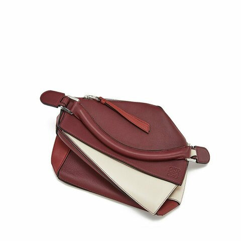 Сумка Loewe Puzzle Small Bag Wine/garnet