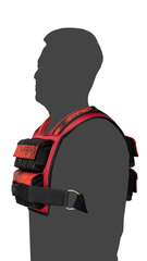 Жилет-утяжелитель Hard Training Diko Filippov 18кг (красный), красный