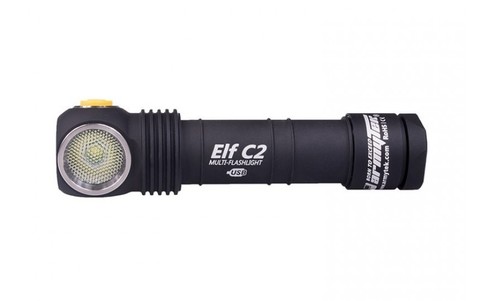 Налобный фонарь Armytek Elf C2  Micro-USB XP-L (теплый свет) + 18650 Li-Ion