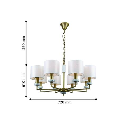 Люстра подвесная F-Promo Marbella 2347-8P