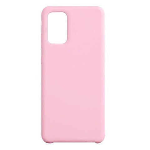 Силиконовый чехол Silicone Cover для Samsung Galaxy S20 Plus (Розовый)