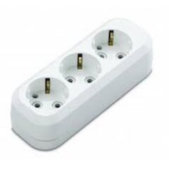 Колодка удл. TDM 3гн белая 1806-0010 SQ1806-0010