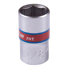 KING TONY (233512S) Головка торцевая стандартная шестигранная 1/4", дюймовая 3/8"