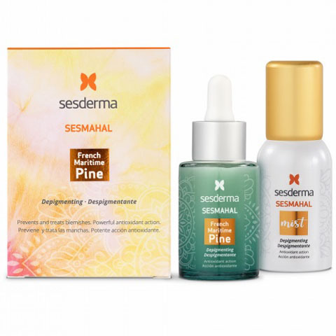 Sesderma SESMAHAL: Набор депигментирующий: сыворотка + спрей-мист  (French Maritime Pine)