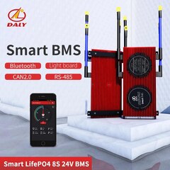 Плата контроля BMS Smart LiFePO4 8S 24V 80A