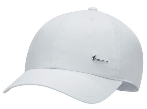 Кепка теннисная Nike H86 Metal Swoosh Cap - pure platinum/metallic silver