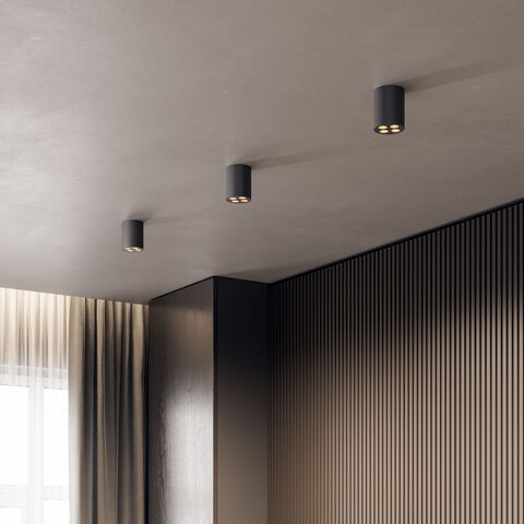 Накладной светодиодный светильник Elektrostandard Points 7W 3000K 25111/LED черный