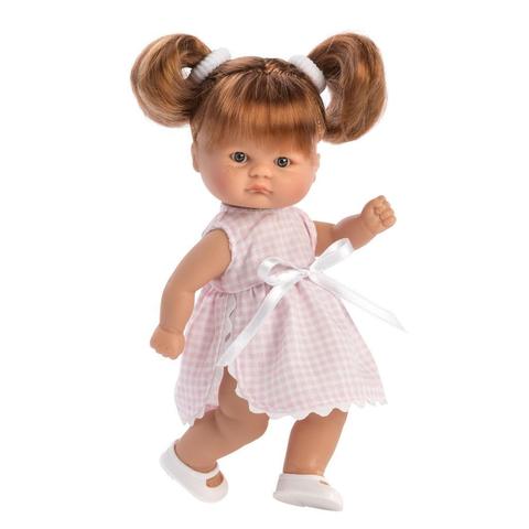 ASI Кукла-пупсик в клетчатом платье, 20 см (114640)