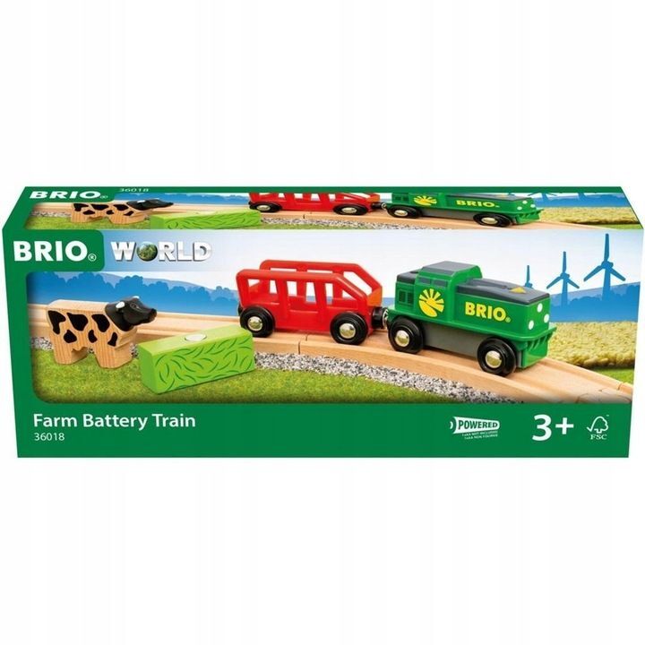 Деревянная железная дорога Brio World - Грузовой поезд с повозкой на ...
