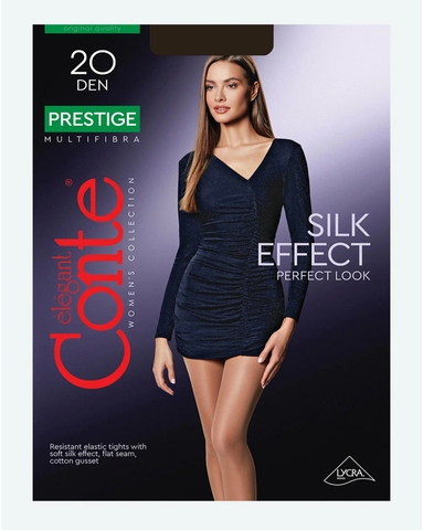 Колготки женские  20 Den Prestige, р.2, Grafit Conte
