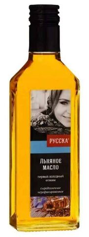 Русска Масло Льняное нераф 250гр