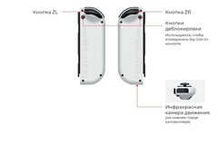 Игровая консоль Nintendo Switch (Гонконг, OLED-модель, цвет белый) - пореждена упаковка