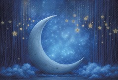 Месяц №1 Зима - фон неопреновый