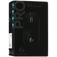 Мышь Logitech G PRO X SUPERLIGHT 2 SE черный оптическая 44000dpi беспров. USB (910-007477)