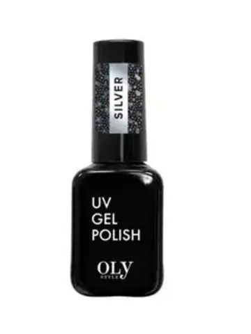 OLYSTYLE Топовое покрытие без липкого слоя Glitter Top Coat тон 07 silver