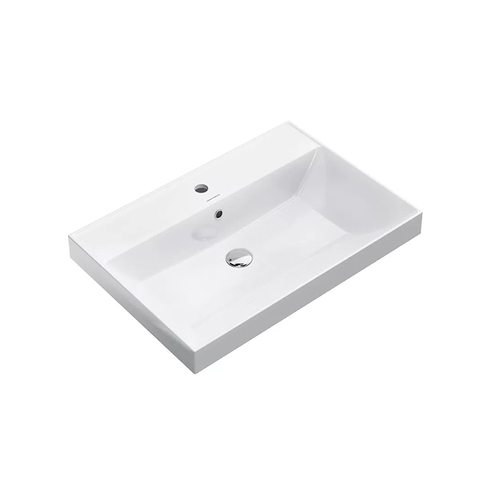 Kerama Marazzi Cubo CU.wb.70 Раковина подвесна 70.5х48.5см., с 1отв.под смеситель, цвет: белый глянцевый