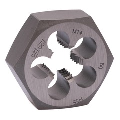 Плашка М14х2,0 DIN382 (6-гранная) HSS 6g 36х14мм Bucovice(CzTool) 220140