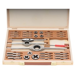 Набор метчиков и плашек M3 -M12 115CrV3 34пр Bucovice(CzTool) 310128