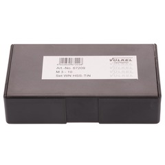 Набор метчиков для шуруповерта 3 в 1 M3 -M10 HSS-TiN 7пр Volkel 67209