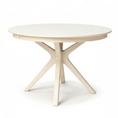 Обеденный стол Гермес 100(130)x100 (крем)