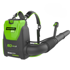 Воздуходувка Greenworks GD60BPB 60V (225 км/ч) ранцевая аккумуляторная , без АКБ и ЗУ