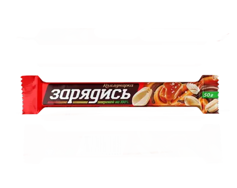Батончик зарядичь с соленой карамелью и арахисом 40гр