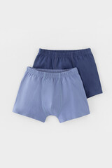 трусы/ уп  для мальчика  К 1912-2уп/ультрамарин,пыльно-голубой джинс