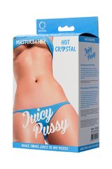 Прозрачный реалистичный мастурбатор Juicy Pussy Hot Crystal - 