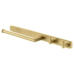 WONZON & WOGHAND GRAFFITY WW-9361-BG Кольцо для полотенец с 2 крючками, Брашированное золото, 41,6 см фото