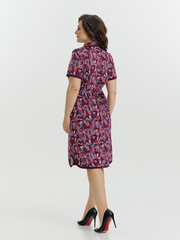 4572 Халат на пуговицах