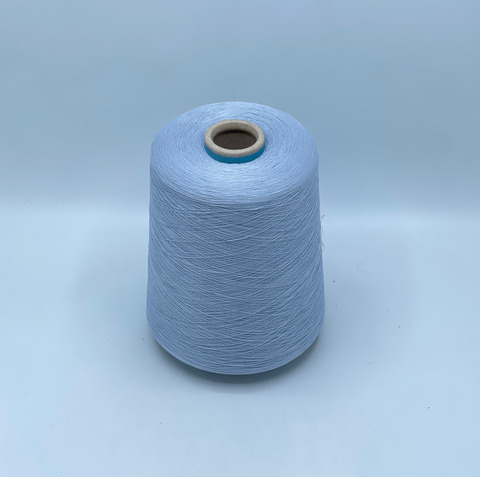 Servizi e seta, Setico, 2/120 6000м/100гр, 50% Шелк, 50% Хлопок, Голубой, 38984