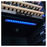 Винный шкаф MEYVEL MV77PRO-KBT2 Темный шоколад