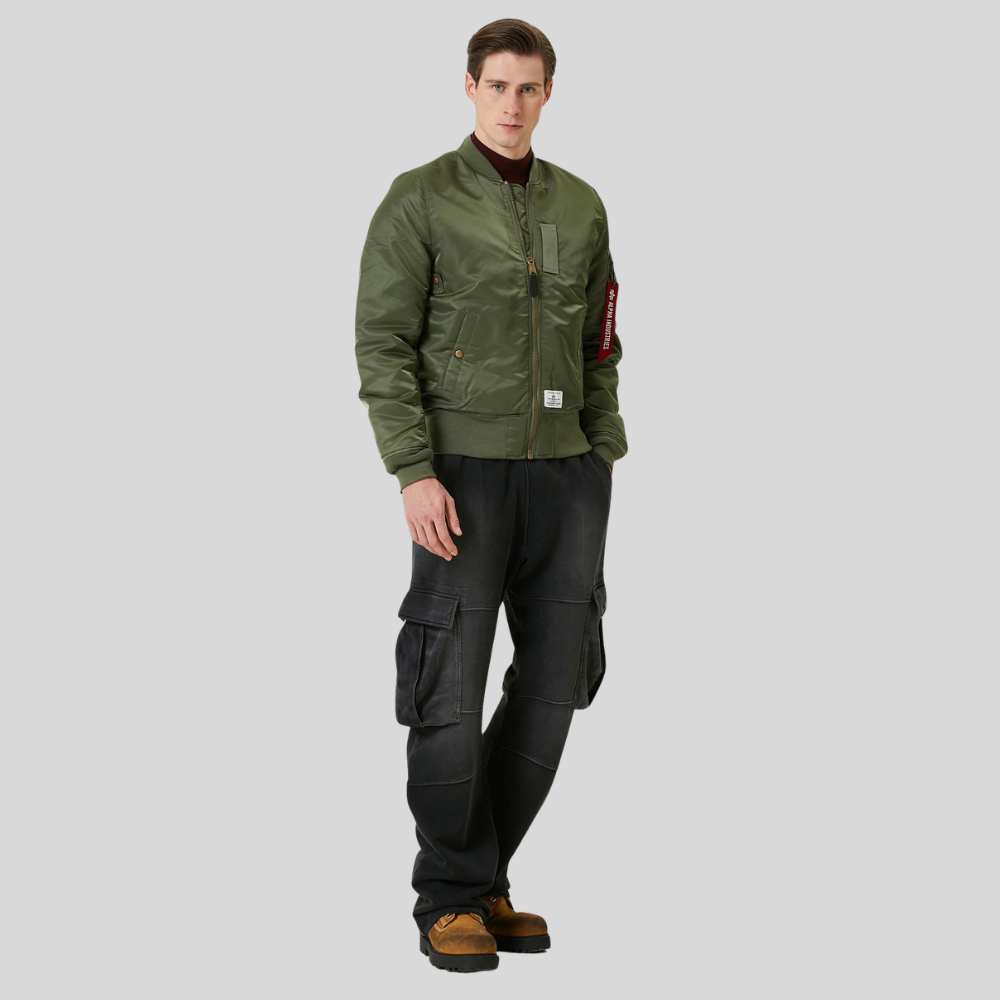 Бомбер Alpha Industries MA-1 Mod Flight Jacket Sage Green (Зеленый