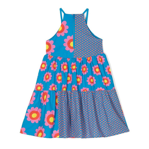 Платье Stella McCartney Kids Flowers Blue