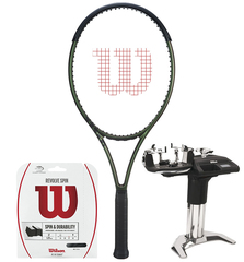 Ракетка теннисная Wilson Blade 100L V8.0 + струны + натяжка