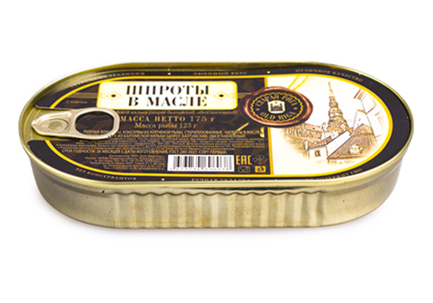 Шпроты в масле "Старая Рига", 175г