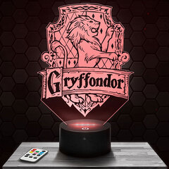 Creative 3D lamp Harry Potter Gryffindor