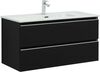Aquanet 329593 Тумба Вега 100 2 ящ. цв.черный (329593)