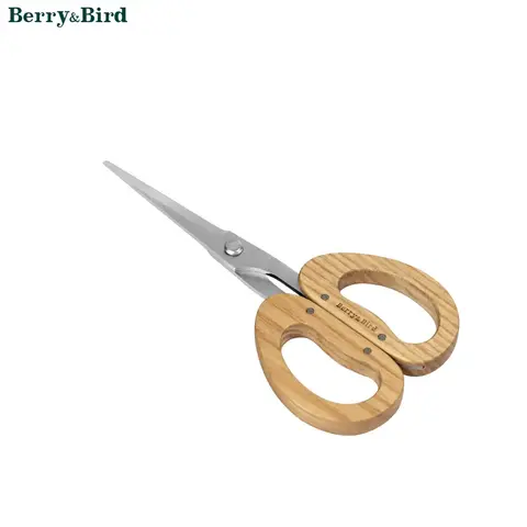 Ножницы для цветов садовые c деревянной ручкой Berry&Bird
