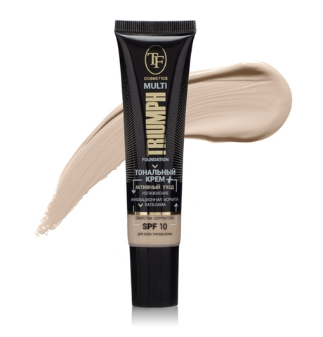 TF Крем тональный MULTI FOUNDATION Triumph SPF10 тон 44 светлый беж