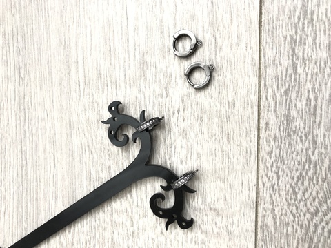 Швензы, английский замок, gunmetal - 11*3 мм.