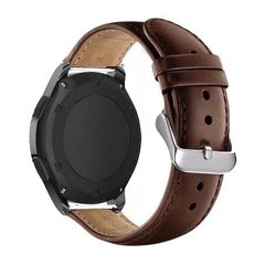 Кожаный ремешок 22мм Fohuas Leather Band для Samsung Gear S3/Galaxy Watch 46 (коричневый)