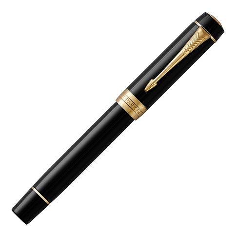 Ручка перьевая Parker Duofold, Black GT, F (1931383)