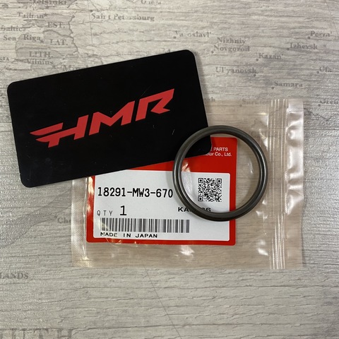 Honda Прокладка глушителя медная 18291-MW3-670