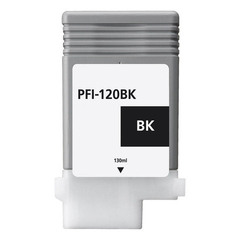 Совместимый картридж PFI-120BK для Canon imagePROGRAF TM-200, TM-205, TM-300, TM-305, TM-250, TM-250, TM-350, TM-355 Black AQUAMARINE (Совместимый)