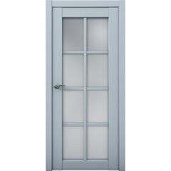 Купить Межкомнатная дверь эмалит Co 22 Кобальт deep blue стекло сатинат