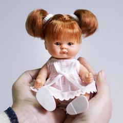 ASI Кукла-пупсик в клетчатом платье, 20 см (114640)