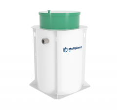 Станция глубокой биологической очистки
 Мультпласт СТ (Заубер) 3 вертикальный / 500 л. в сутки / до 3 чел. / самотечный сброс / компрессорная аэрация (1180x1180x1910см;106кг;) - арт.552036