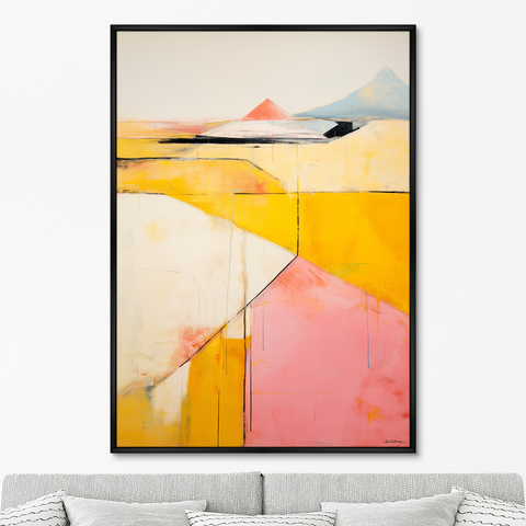ArtNoMore - Репродукция картины на холсте Landscape Collection, Valley of Pyrimids, No 2, 2024г.